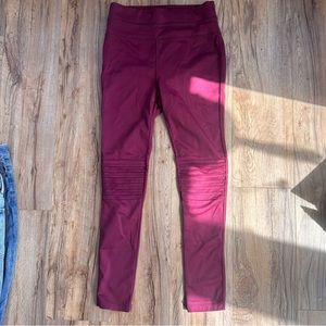 Free People Movement Maroon Leggings